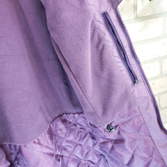 EDDIE BAUER Weatheredge Jacket & Scarf Purple Size M - Picture 5 of 16